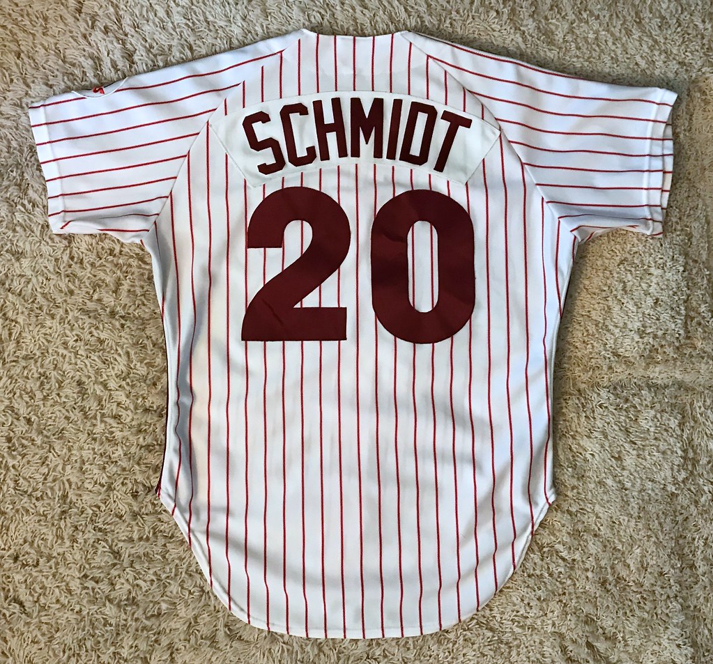 1987 Phillies Mike Schmidt (Back)