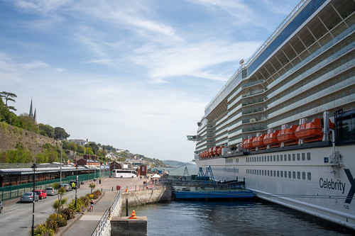  DID I MENTION THE REALLY BIG CRUISE SHIP IN COBH - CELEBRITY REFLECTION 006 