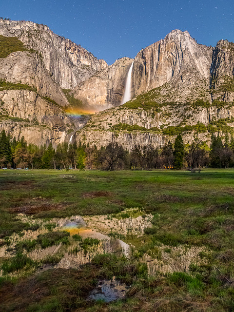 Upper Yosemite Falls Reflection 2019