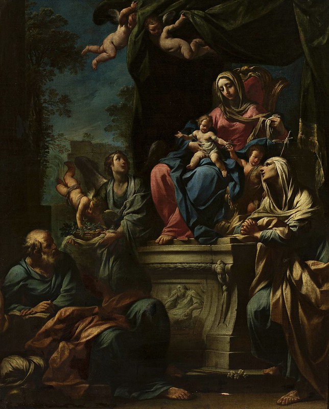 Francesco Monti (1685-1768) - Adoracja Madonny