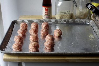 ginger-garlic meatballs