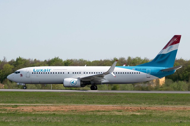 Luxair - Luxembourg Airlines | Boeing 737-800 [LX-LBA] at Luxembourg Airport - 22/04/19