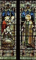 Evelyn Barclay welcomed into heaven (Edward Frampton, 1899)