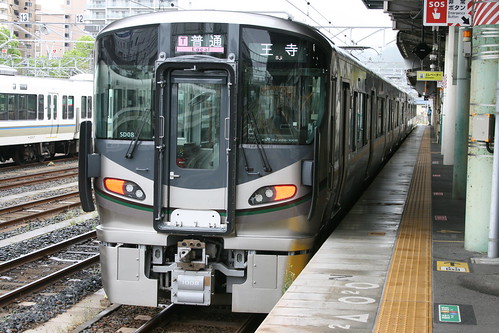 JR West 227 series(1000s) in Oji.Sta, Kita-Katsuragi, Nara, Japan /May 1, 2019