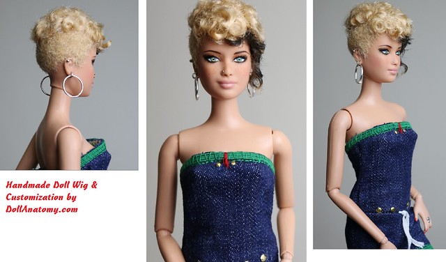 Jayden- Enhanced-Augmented OOAK Anatomically Correct Wigged Art Doll. Customization by DollAnatomy.com! OOAK Hunger Games Katniss Barbie