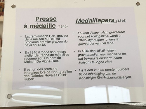 Belgium coin press sign in French
