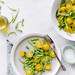 radish pod and tomato salad