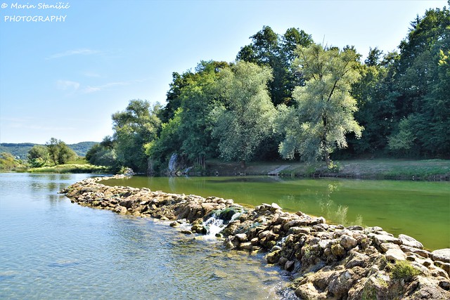Croatia, Velemerić, Korana - River Korana in high summer