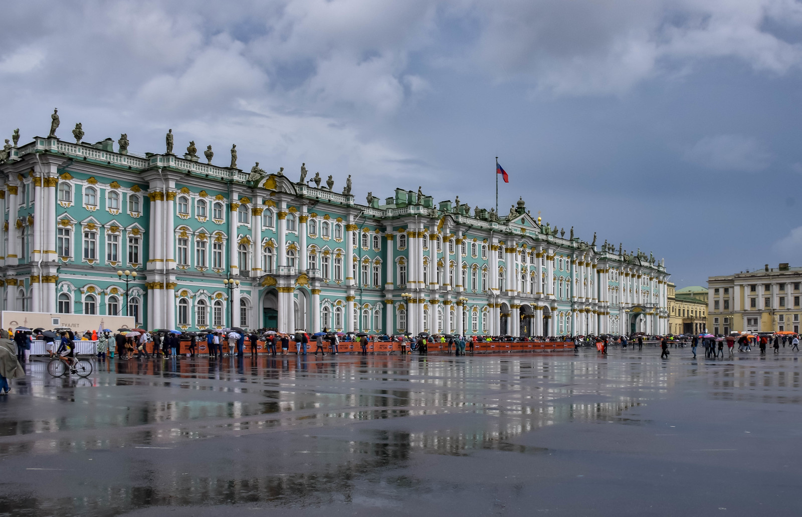 The Hermitage Museum exterior in St. Petersburg, Russia