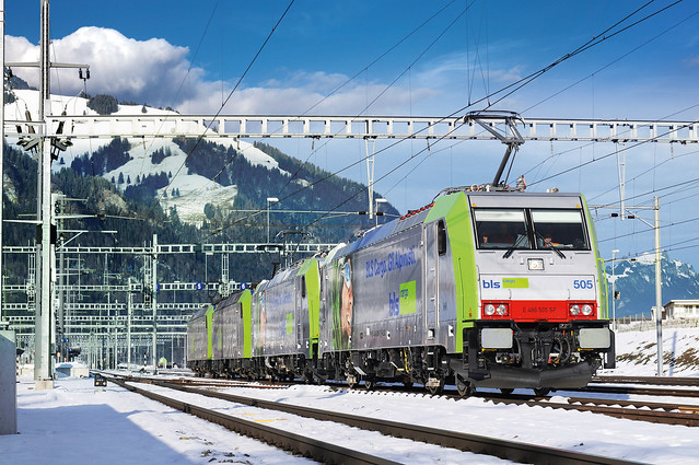 BOMBARDIER train in Switzerland
