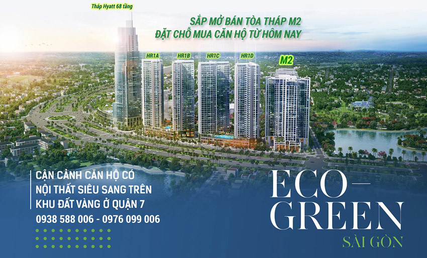 Chuẩn bị mở bán tòa tháp M2 Eco Green Sài Gòn.