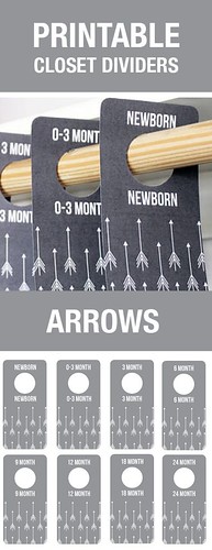 PRINTABLE – Arrows – Baby Boy Closet Dividers – Arrow Nursery Decor – Gray Grey Baby Room – Nursery Decor & Organization – Baby Shower Gift | by irinaleppert56493