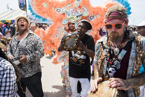 Monogram Hunters at Jazz Fest 2019 day 8 on May 5, 2019. Photo by Ryan Hodgson-Rigsbee RHRphoto.com