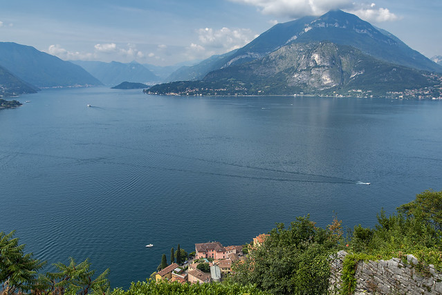Lake Como (Italy) from Castle Vezio hike