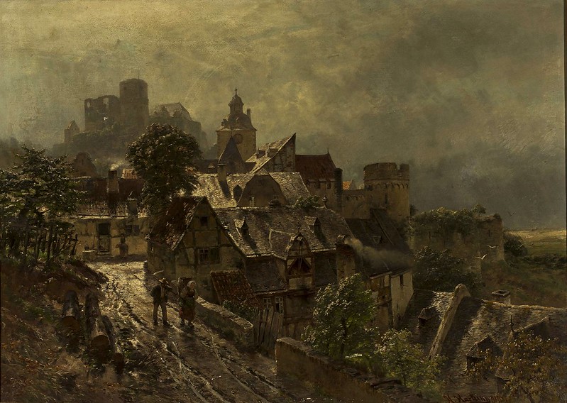 Heinrich Hartung (1851-1919) - Widok miasta