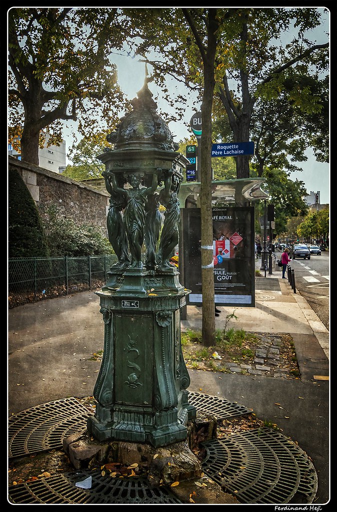 Paris_Boulevard de Ménilmontant_Wallace fountain_20e Arrondissement de Paris