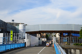 Tomei Junction Construction Site along the Nogawa River in 2018 May: 3