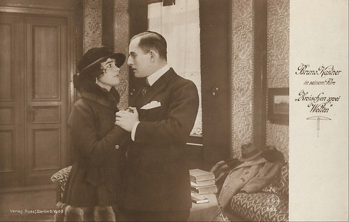 Bruno Kastner and Hanni Weisse in Zwischen zwei Welten (1919)