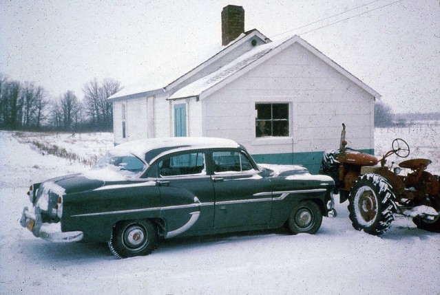 Blackmore School, snow, December 1964
