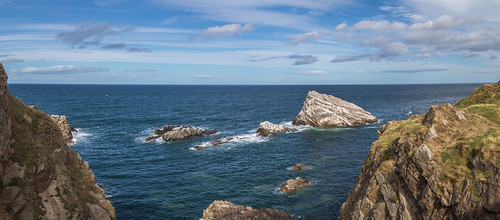 walking scotland moray holiday summer buckie landscape seascape rock morayfirth panorama