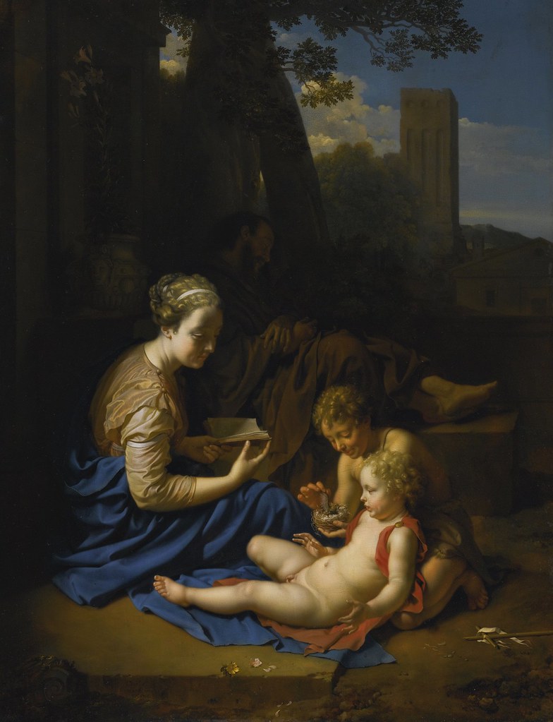 Adriaen van der Werff - The Holy Family with the Infant St John the Baptist