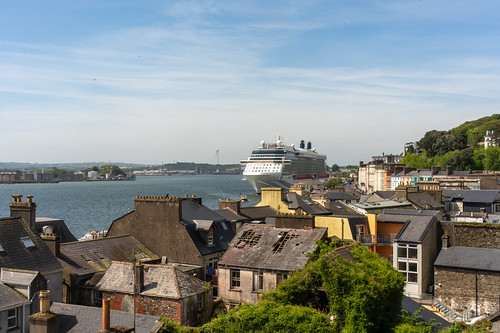  DID I MENTION THE REALLY BIG CRUISE SHIP IN COBH - CELEBRITY REFLECTION 015 