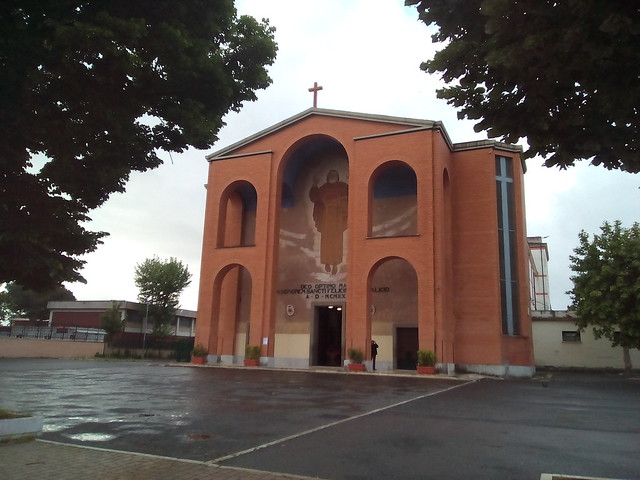 chiesa di san felice da cantalice -- quartiere centocelle in roma -- italia