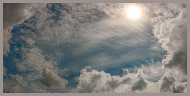 Panoramique Nuages Ciel Soleil (11 images verticales)
