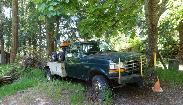 Ford super duty tow truck retired