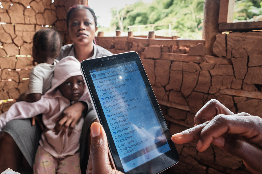 Nutrition survey in the village of Bafwaboli, near Kisangani - DRC.