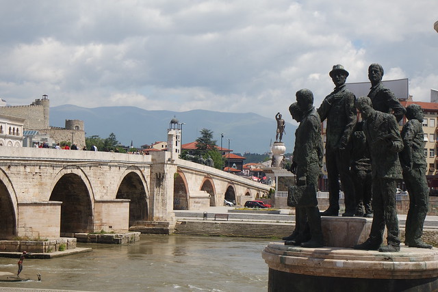 Stone Bridge over the River Vardar, Skopje