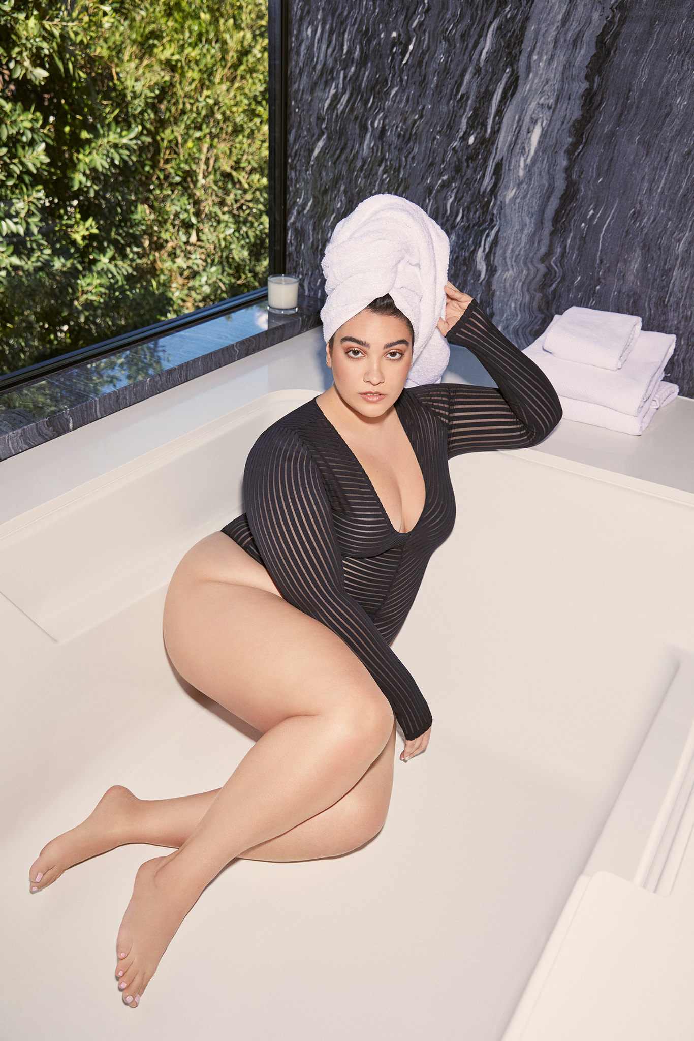 Nadia Aboulhosn plus size model