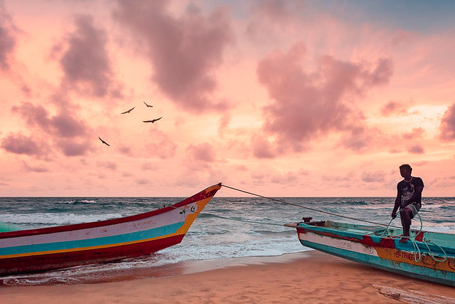 Fisherman. Mahabalipuram, India