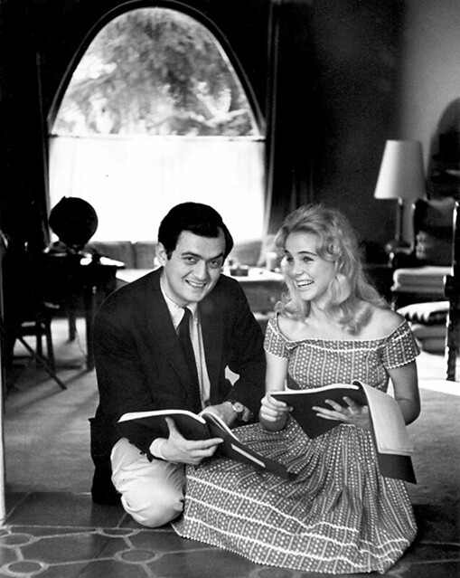 Lolita - 1962 - Backstage - Stanley Kubrick and Sue Lyon