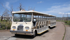 Chance Sunliner people mover at a World Heritage site