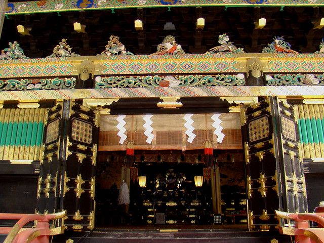 Kitoden sala de oración exterior Santuario Toshogu Nikko Japon 20