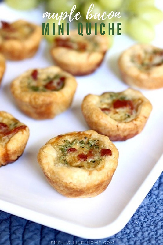 Maple Bacon Mini Quiche - Smells Like Home