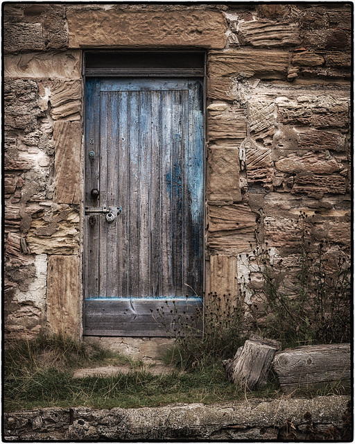 blue door | fisherman's cottage | Berwickshire
