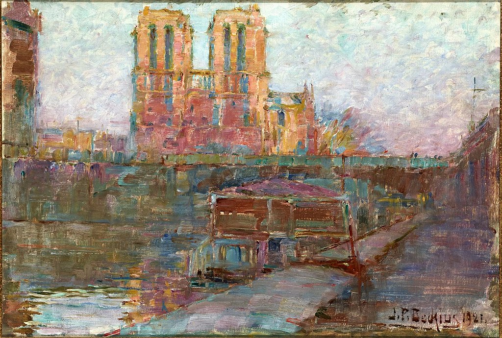 Notre Dame, un cuadro de Jean-Pierre Beckius, 1921.