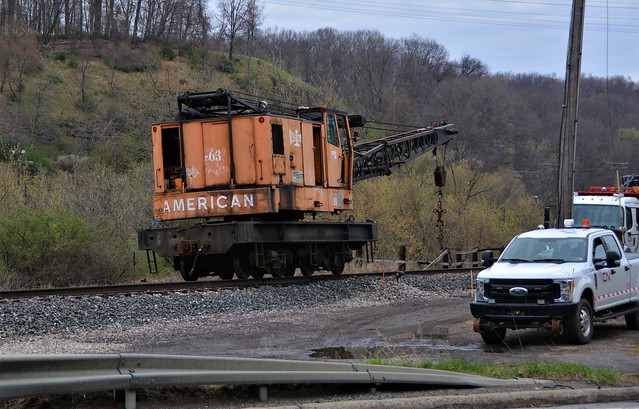 B&LE Railroad Crane. Butler, PA