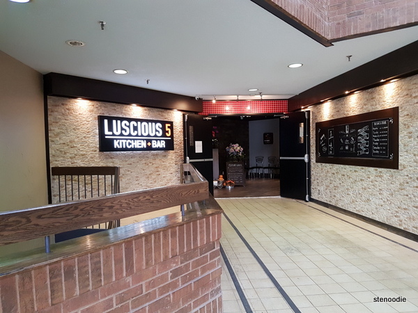 Luscious 5 Kitchen + Bar lobby