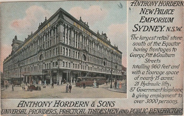 Anthony Hordern New Palace Emporium, Sydney, N.S.W. -  1922