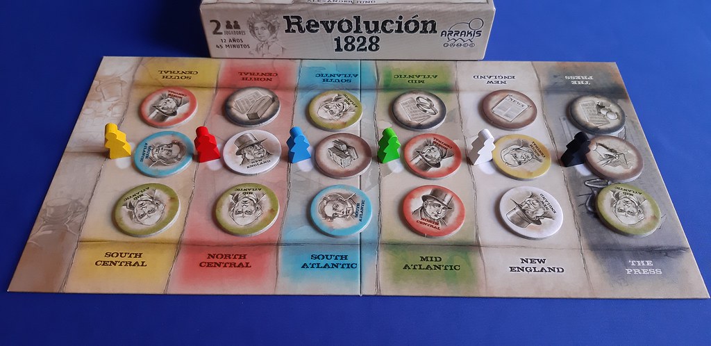 Revolución 1828 juego de mesa