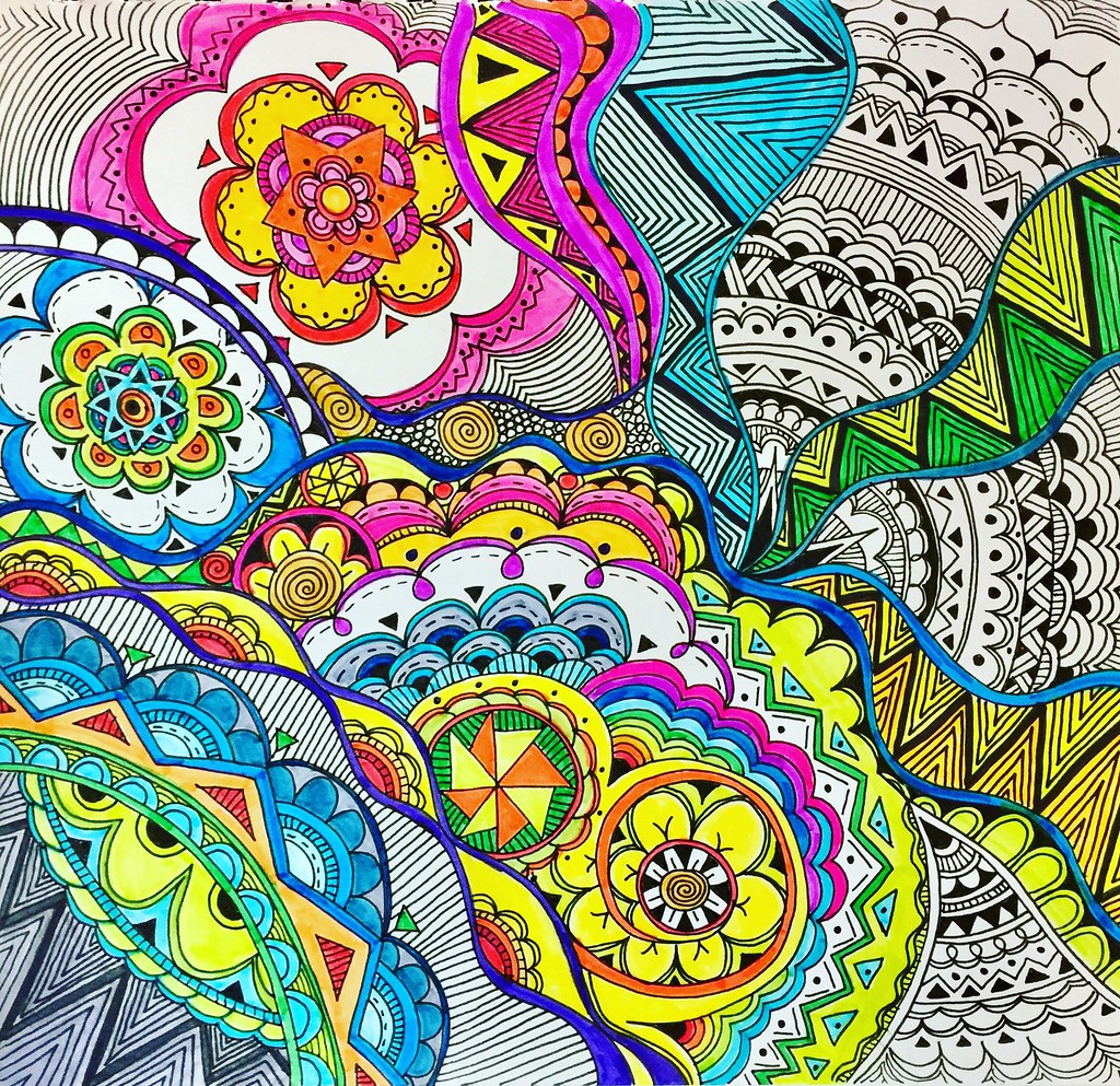 Doodle Page of Many Colors | Ellen | Flickr