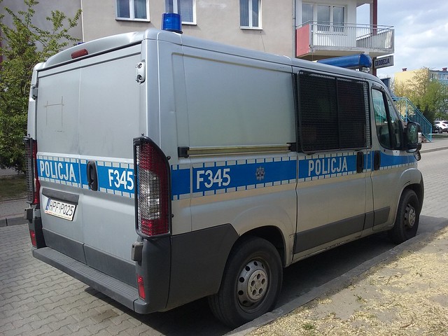 Polish police car
