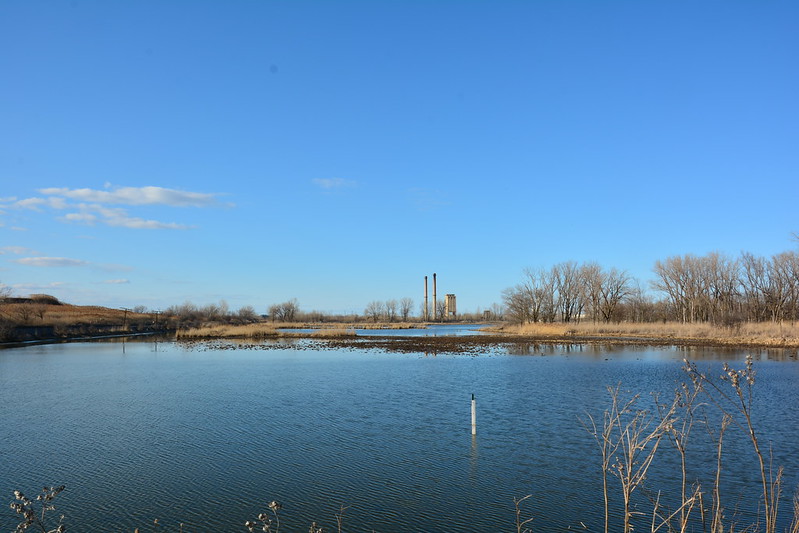 Indian Ridge Marsh with neighboring industry