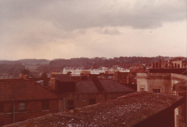 CLIFTON, Bristol, UK - the view from Buffy's attic flat (2) - Feb1978