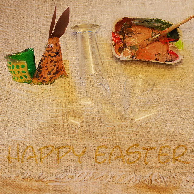 Happy Holidays! Happy Easter Buona Pasqua Pessach Frohe Ostern - Sprichwort: Scherben bringen Glück