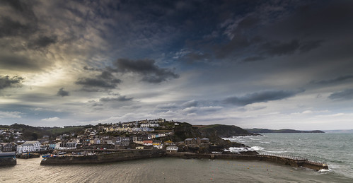 mevagissey cornwall harbour windy village fishing clouds sea canon 80 sigma 1020mm leefilters
