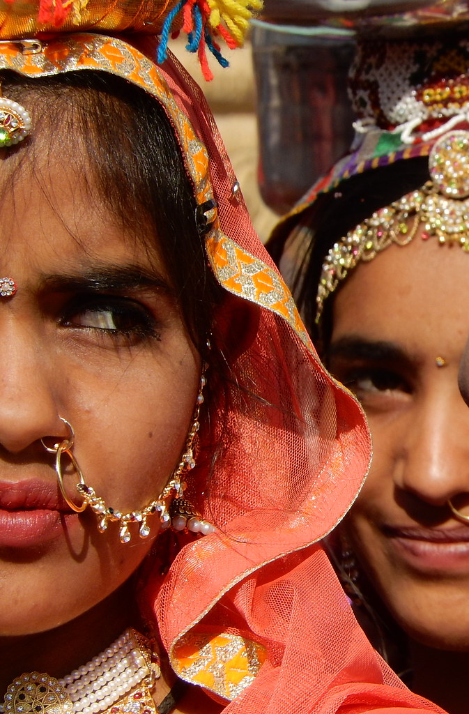jeunes filles Rajasthan